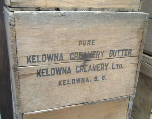 Kelowna Creamery Ltd Butter Box