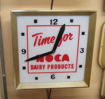 North Okanagan Creamery Association clock