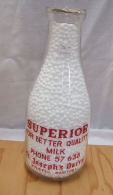 Superior Milk, QT Red a.c.l. - front, St Joseph’s Dairy, Winnipeg