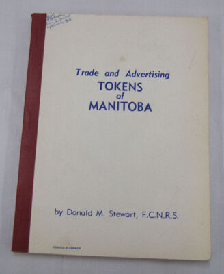 Book – Tokens of Manitoba by Donald Stewart