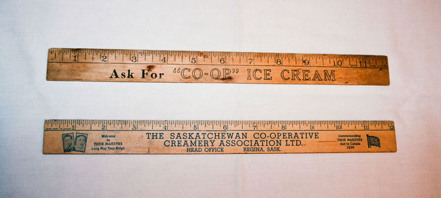 Sask. Co-op Creamery school rulers